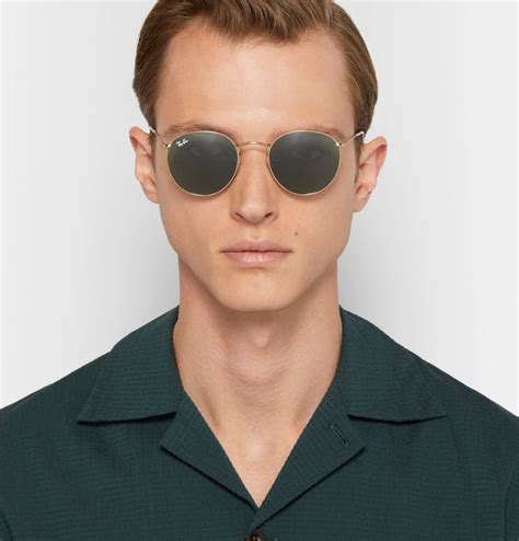 circle sunglasses men's ray ban.